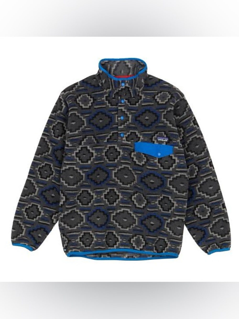 Patagonia Synchilla Snap T Pullover Rare 2012 Limited Geometric Pattern Size XS